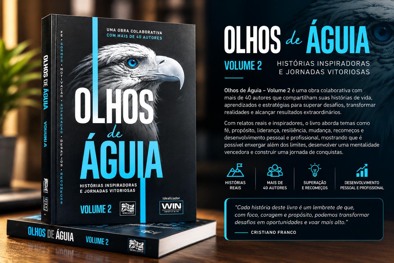 Livro Olhos de Águia — Volume 2 — apresentação e participação de Cristiano Franco