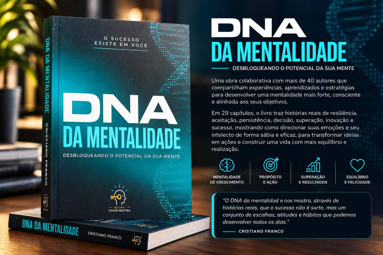 Livro DNA da Mentalidade — apresentação e participação de Cristiano Franco