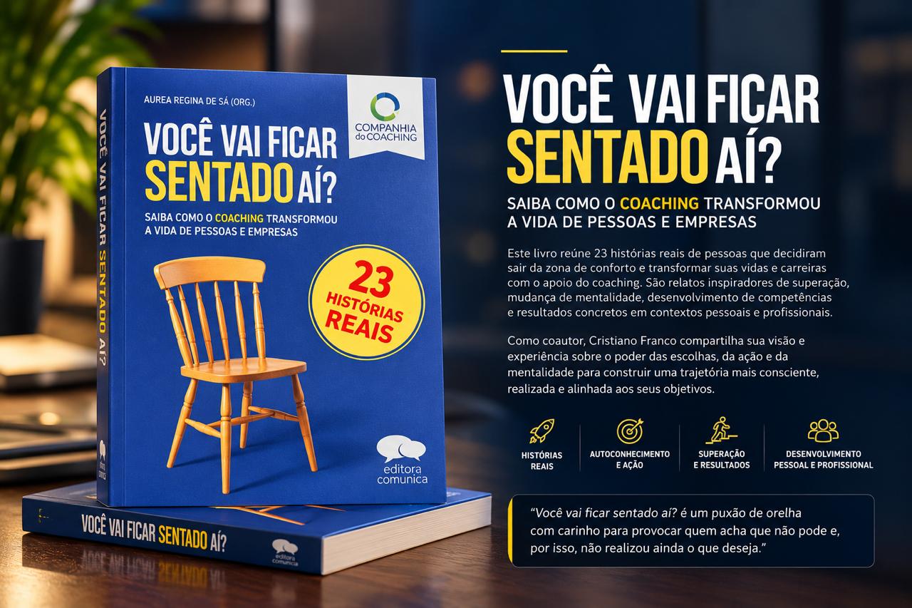 Livro Você Vai Ficar Sentado Aí? — apresentação e participação de Cristiano Franco