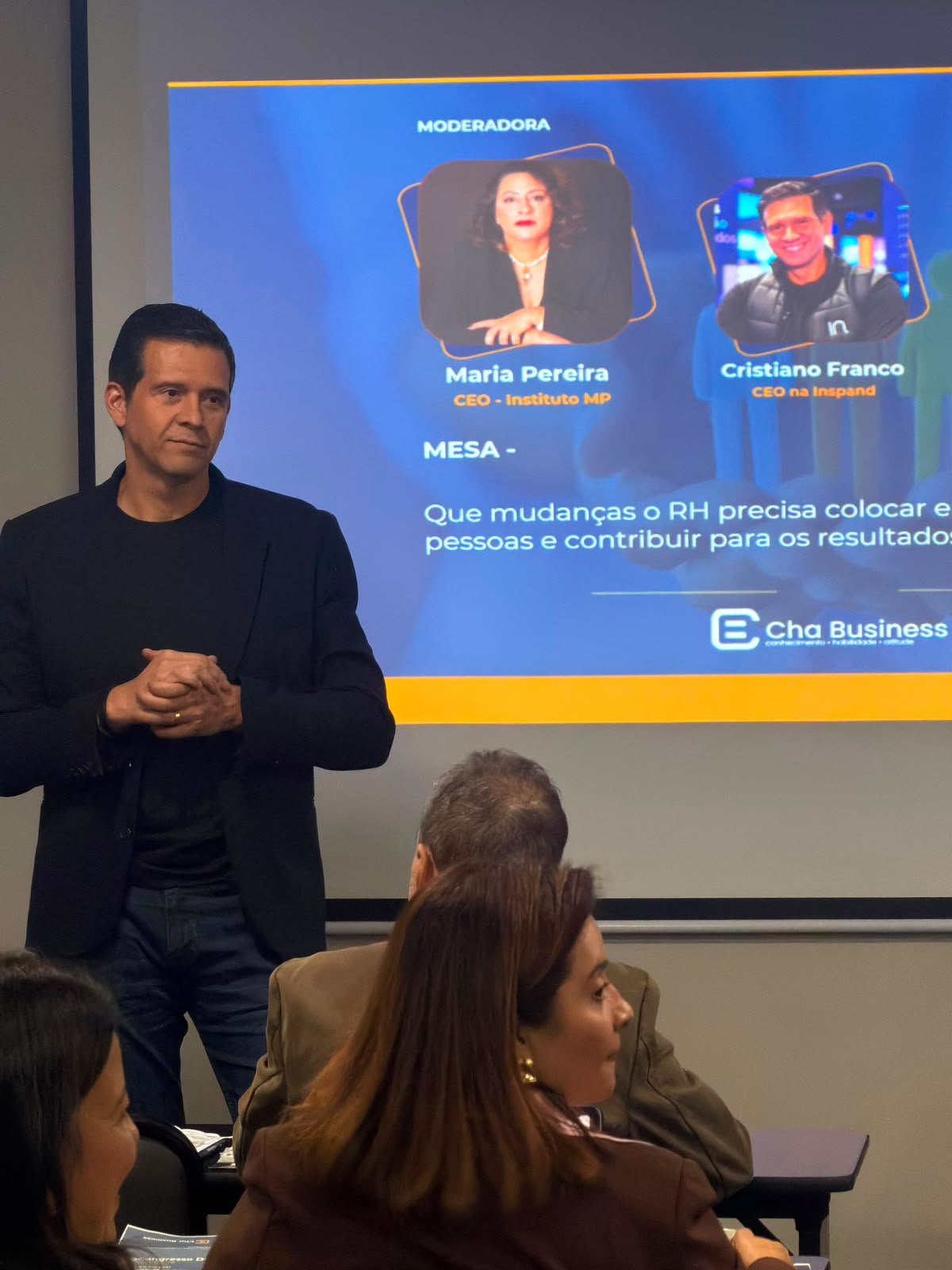 Cristiano Franco em uma conversa sobre pessoas e resultados no Ch Business